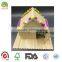 DIY toys white colorful round flat bamboo wooden craft sticks