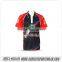 Custom dye sublimated fabric rugby jersey green and yellow