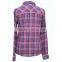 New popular 2016 women shirt latest long sleeve fit plaid cotton shirt summer spring fall fashion grid shirt