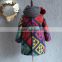 Fall boutique girl colorized woolen clothing kids warm jackets outfits