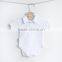 Most Popular 100% Cotton Tops and Beige Shortall Baby Clothes For Kids Boy With Bow Tie