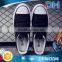 Hook and loop fastener casual canvas shoes for men