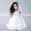 2017 santi kids angel dress white flowers princess baby girl summer dress