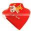 China Printing Cotton Custom Absorbent Dribbler Bandana Baby Bibs Wholesale