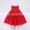 S17614A Kids Wear 2017 European Frock Design Girl Kids Summer Dress