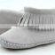 2017 Winter Toddler shoes leather moccasins boot outsole for baby boot