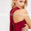 Wholesale Wine Red Hand Work Dress