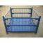 square tube storage cage/wire mesh container/widely used in warehouse, supermarket, etc