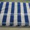 Yellow and white hotel pool towel, beach towel