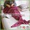 Christmas Knitted Fabric Mermaid Sleeping Bag Blanket