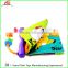 0-12 Month Baby Rattles Teether Toys Soft Plush Waterproof Baby Bath Book