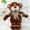 Yangzhou plush toy factory supply teddy bear plush toy with bow