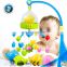 Light Up Baby Toys 0-12 Months Crib Mobile Musical Bed Bell With Animal Rattles Projection Cartoon Educational Kids Toy