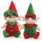 Christmas decoration 2018 New Cheap Custom Cute Stuffed Soft Plush Couple Elf Doll Toy