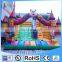 Commercial Inflatable Princess Castle Bouncer with Slide Inflatable Jumping Slide Castle