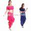 BestDance Belly Dance Bloomers Costume Wavy Pants Hip Scarf Skirt Belt Gold Coins
