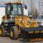 2015 1.6ton hydraulic wheel loader with different attachments