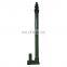 10m manual operation telescopic mast adjust from horizontal to vertical
