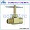 Top level Fast Delivery pic gauge brass needle valve