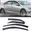 Window Visor For 12-17 Toyota Camry Wind Deflector Vent Rain Guard Sun Shade