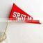 Promotional felt pennants flag with customized printing logos for decoration