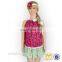 2 Year Old Girl Flower Fancy Dress Fashion New Model Girl Cotton Dress Wholesale Children's Boutique Clothing