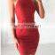 Hot Sales New Arrvails Lady Sexy Backless Sleeveless  Dress Women Bodycon Summer Dresses