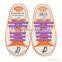 12PCs/ Pack New Unisex Kids Athletic Running No Tie Shoelaces Elastic Silicone Shoe Lace All Sneakers Fit Strap 13 Colors