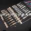 RTS Custom Fashion Gold Silver Hair Accessories Girls Simple Metal Hairgrip Hairpin Crystal Letter Bobby Pin Hair Clip For Hair