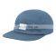 Fahion woven label custom 5 panel camper hat and cap