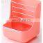 Plastic Stable 2 in 1 Rabbit Guinea Pig Food Bowl Wholesale Small Animal Pet Feeder food storage Bowl For Squirrel
