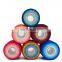 Wholesale colorful cotton long section dyed cotton thread rainbow crochet thread gradient knitting 100% cotton yarn 1000 meters