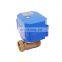 2 way DN20 DC9-24V BSP  Normal closed type  motorized control valves with On-Off type