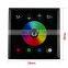 DC12V-24V  full  Touch  RGB RGBW Touch Panel Controller  Home Wall Light Switch For RGBW LED Strip