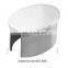 Oval Shape Stair Handrail Pipes Stainless Steel Tubing End Cap with 53*36mm