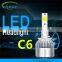 6000K C6 LED Car H1 H3 H4 H7 H11 H13 880 9004 9005 9006 9007 Headlights 72W 7200LM COB Auto Headlamp Bulbs Lights Car Styling