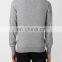 Men's 100% Cashmere Sweater 12gg Knitted Long Sleeve V Neck Pullover Knitwear