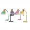 Nordic Table Lamp Macaron Bedroom Lamp Study Eye Protection Study Lamp LED Desk Light With Colorful Lampshade