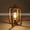 America Retro Loft Table Light E27 Hemp Rope Desk Light Vintage Lamp Bedside Office Study Hotel Cafe Light Lamp