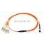 FTTH 8 core MPO to LC Female Male Optic MTP MM cable de conexion de fibra Fiber Jumper 8 core mpo-lc patch cord