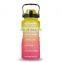 2021 Manufacturing Direct Sale Gym Motivational Custom Plastic Gallon Water Bottle