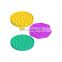 4 pack kids mini anti stress squeeze pure compression snappers gradient sensory  push toys pop