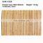 Environmental friendly Natural Bamboo Shower Mat Non-slip Rubber Easy Drying Designed Bathroom Bamboo Floor Mat