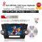 Pure Android 4.4.4 Double Din HD Touch Screen for Toyota Highlander DVDGPS+Radio+WIFI+Bluetooth+USB/SD+AUX+SWC+MIC+9 light color