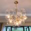 Nordic Living Room Bedroom Cafe Restaurant LED Pendant Light Modern Minimalist Creative Glass Chandelier