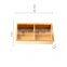 100% Organic Eco Friendly Party Picnic Camping Multi-Purpose Removable Bamboo Storage Box Pantry Organizer Kitchen & Tabletop
