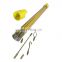 Fiberglass Electrical Connectable Fish Tape Pull Kit Cable Rod Set with Hook and Hole Kit in Transparent Tube