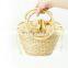 Water Hyacinth Handbag New Arrival Straw Beach Bag Interior with cotton lining Vietnam Supplier