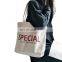 Hot sale wholesale fashion design women cotton canvas shopping bags custom canvas tote bags