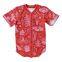 wholesale custom sublimated baseball jersey with polyester material